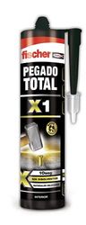 fischer - Cola forte para tudo, cola total X1 interiores, branco, 310 ml