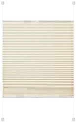 Gardinia Estor Plisado, Poliéster, Beige, 90 x 130 cm