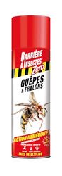 Barrière à Insectes Zero Insecticide, Spécial Guêpes et Frelons, Action Immédiate, Aérosol, Prêt à l'emploi - 400 ML