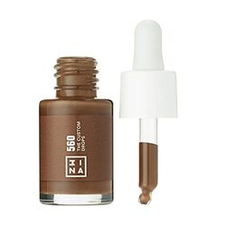 3INA MAKEUP - The Custom Drops 560 - Brun Foncé - Fond de Teint -Créateur De Teinte Sur Mesure - Gouttes Modifiantes Pour Fond De Teint - Correcteurs de Teints - Modulable - Vegan - Cruelty Free