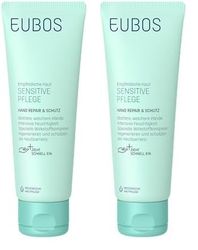 Eubos, Sensitive Hand, crema protettiva per le mani, in tubetto da 75 ml (Confezione da 2)