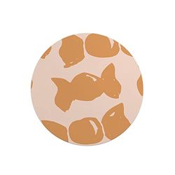 Questo Casa, Round Digital Printed Mouse Pad, Non-Slip Base, for Office and Home, Diameter:22cm
