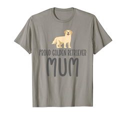 Golden Retriever Lover Proud Golden Retriever Mum Camiseta