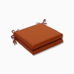 PERFECT PILLOW 614175 Massief Zinnober Zitkussenset, Polyester, Oranje, L X 51 cm W x 7,5 cm D, 2