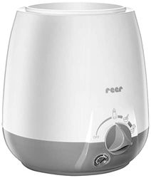 reer Simply Hot babyvoedingverwarmer voor flessen en potten met warmhoudfunctie - wit/grijs, voor alle voedselcontainers met een diameter tot 70 mm