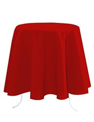 LOVELY CASA Nelson Tablecloth 148x200 cm x 148 x 200 cm Polyester Red