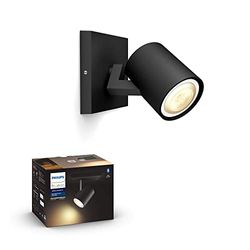 Philips Hue White Ambiance Runner, Estensione Faretto Led Smart per Kit Base Runner, Lampadina GU10 Inclusa, Bluetooh, 5.5 W, Nero