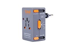 Cao 1316 Uniwersalny adapter do gniazdka dla dorosłych, szary