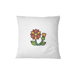 Bona Basics, Taie d'oreiller décorative Décoration de la Maison pour canapé, cafétéria, Taille: 45X45 cm, Couleur: Blanc