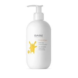 LABORATÓRIOS BABÉ - gel de banho pediátrico 500 ml, gel pediátrico para limpeza e hidratação, gel de banho para bebé para a pele sensível para bebés e crianças, gel bebé anti-irritação