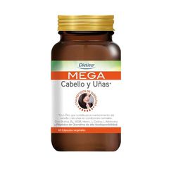 Dielisa Suplemento Mega Cabello Y Uñas, 60 cápsulas