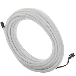 BeMatik - Bianco Cinque Millimetri di Filo elettroluminescente Cavo della Bobina 10m collegato a 220VAC