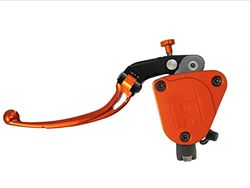 Pompe d'embrayage forgée19X20 avec bac intégré, Levier articulé Long Orange (Bouton + Levier) pour Suzuki GSX-R 1000 de 2005 à 2006, CC 1000