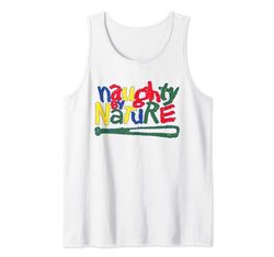 Naughty By Nature – Colorful Logo Camiseta sin Mangas