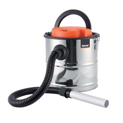 Aspirateur à Cendres avec Fonction Soufflerie - Puissance 1200W et Capacité 20L - Inclus un Tuyau de 1m et Couvercle de Filtre - Fabriqué en Acier Inoxydable - Nettoyage Cheminées et Pellets - Bikain