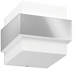 Philips Shovel Muurlamp - Buitenlamp - IP44 - E27 Fitting - Excl. Lamp - Vierkant - RVS