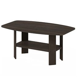 Furinno Salontafel met eenvoudig design, donkerbruin