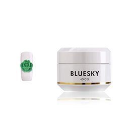 Bluesky Gel Polish, 4D Nail Art Gel, Green 10, 8ml (Requires curing under UV/LED Lamp)