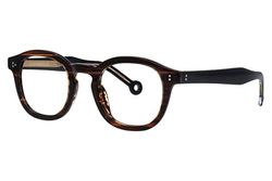 Hally & Son Optical-Sun HS809V 48 23 145 bril, meerkleurig, tortoise-zwart, uniseks volwassenen, meerkleurig tortoise-blac