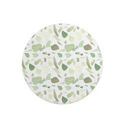 Questo Casa, Round Digital Printed Mouse Pad, Non-Slip Base, for Office and Home, Diameter:22cm