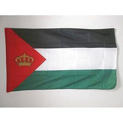 AZ FLAG Bandiera STANDARDO Reale di Iraq 1930-1958 150x90cm - Bandiera del Regno IRACHENO 90 x 150 cm Foro per Asta