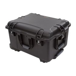 Nanuk Capa rígida impermeável 960 com rodas e espuma ajustável, cor preta