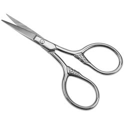Forbici da barba, cromate, lunghezza 9 cm