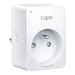 Tapo Matter wifi-stopcontact, verbruiksbewaking, 16 A, type E, compatibel met Alexa, Google Home en SmartThings, bediening van radiator, verwarming, energiebesparend, Tapo P110M (FR)