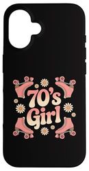 Cute 70s Girl Retro Groovy Hippie Outfit Women Girls Case for iPhone 16
