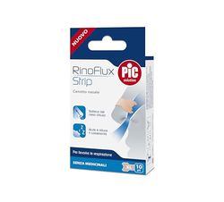 Pic Solution RinoFlux Strip Neuspleisters ademen goed, vergemakkelijken het ademen, onmiddellijke verlichting bij verstopte neus, verpakking van 10 stuks, maat XL