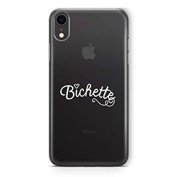 Zokko Beschermhoes voor iPhone XR Bichette – zacht transparant inkt wit
