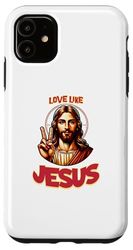 Carcasa para iPhone 11 Love Like Jesus Movie Poster Style Christian Men Women