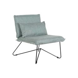 Home ESPRIT Fåtölj svart grön metall 66 x 78 x 75 cm