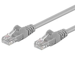 HAMLET hcb30utp5e 3 m CAT5E U/UTP (UTP) grijs netwerk kabel - netwerk kabel (3 m, recreatie, U/UTP (UTP), RJ-45, grijs)