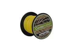Cordamarket Driza Dyneema Corde Unisexe pour Adulte, Jaune, 2 mm à 20 m