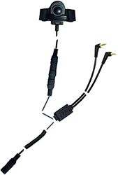 Midland 41942 bhs300 K Adaptador con Enchufe Tipo Kenwood 2 Pines Mike Auricular Casco