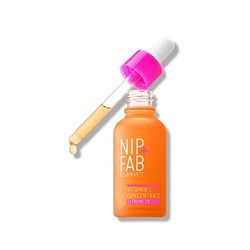 Nip + Fab Vitamin C Fix Booster Face Drops Moisturizing Hydrating Antioxidant Face Brightener for Skin Brightening and Toning with Acai Fruit Extract and Panthenol, 30 ml
