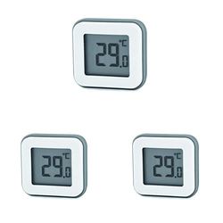 SCS Sentinel - HCN0048 - Thermomètre Digital Intérieur à Poser, Suspendre ou Aimanter - Température Maison -30°C à 60°C - Pile LR1130 - DigiThermo Magnet, Paquet de 3