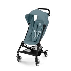 Cochecito CYBEX Gold AGIS, de 6 meses a 4 años aprox. (máx. 22 kg), apto como equipaje de mano, Stormy Blue (azul)