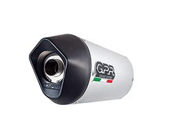 Olla silenciosa GPR Honda Nc 700 X - S Dct 2012/13 Tubo de escape homologado con tubo de conextion Furore Aluminio Plata