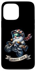 Motocross Dirt Bike Dad Motorcycle Gnome Makes Gravity Check Custodia per iPhone 13 Pro Max