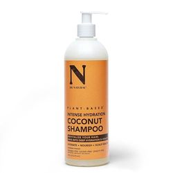 Dr. Natural Intense Hydration Coconut Shampoo - Shampooing hydratant cheveux secs - Anti-frisottis, clarifiant - Tous types - 473 ml