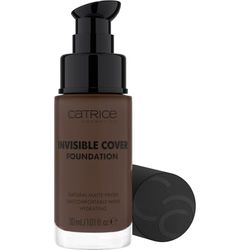 Catrice Cosmetics Invisible Cover Foundation fond de teint, humidifiant - hydratant, longue durée, matifiant, naturel, mat (30ml)