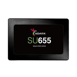 ADATA SU655 SSD 2,5 inch, 480 GB SATA QLC 3D NAND, 520 MB/s, zwart