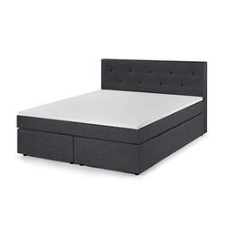 Traumnacht Letto con materasso a molle insacchettate a 7 zone, H2 e comodo materassino topper in schiuma
