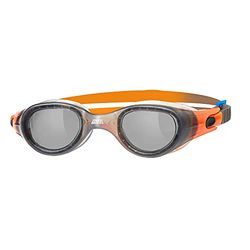 Zoggs Phoenix - Occhialini da nuoto unisex, taglia unica, colore: Nero/Arancione/Fumo