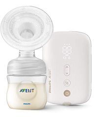 Philips Avent Natural Motion Elektrisk bröstpump - Inspirerad av barn - Effektiv för mammor - Natural Motion-teknik för ett snabbare mjölkflöde - Minnesfunktion - Personliga inställningar - Laddningsbart batteri - SCF396/11