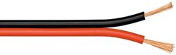 MANAX® Luidsprekerkabel rood/zwart 2 x 0,5 mm² 100% OFC koper 25,0 m
