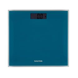 Salter 9037 TL3RREU16 Glas badrumsvåg, Tunn, 180 kg, Enkel läsning, omedelbar visning av vikt, Fitness, batterier ingår, 15 års garanti, Teblad
