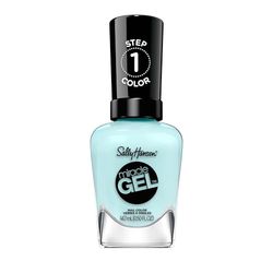 Sally Hansen Smalto Miracle Gel - Grand Cyan​, Anti-scheggiature, Ultra brillante, Facile da applicare, 14,7 ml